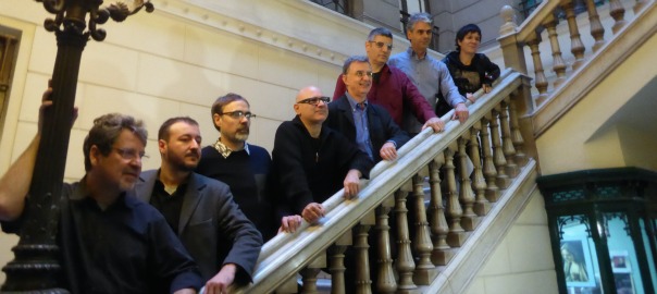 Els guanyadors de la Festa de les Lletres Catalanes 2015.
