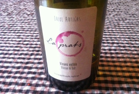 El vi La prats, de la vinya del mateix nom.