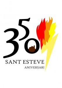 Logo 350 aniversari Sant Esteve