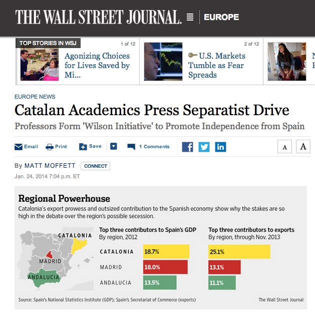 Catalan Academics Press Separatist Drive - WSJ