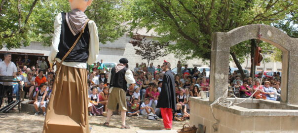 La representació de la llegenda dle Pou Bo, un dels actes concorreguts de la festa
