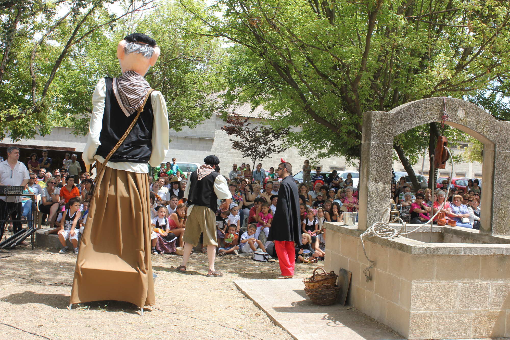 La representació de la llegenda dle Pou Bo, un dels actes concorreguts de la festa