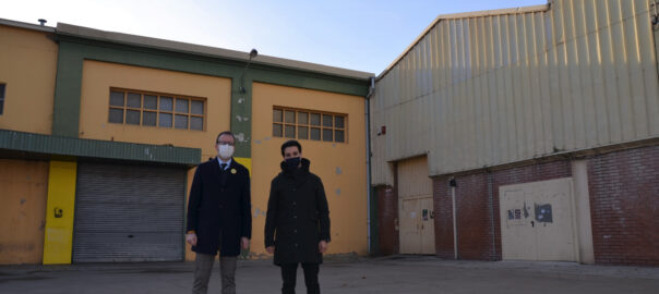 M.Solsona i J.Bastons davant els Firals de Mollerussa