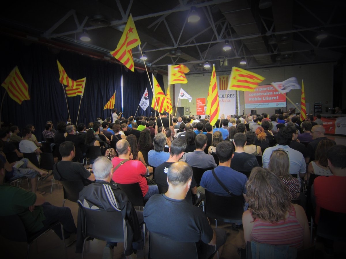 Imatge d'una assemblea de Poble Lliure