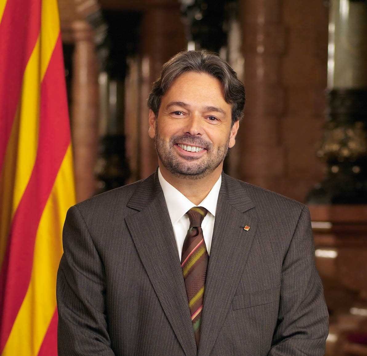 El president Benach, en una fotografia oficial del Parlament de Catalunya.