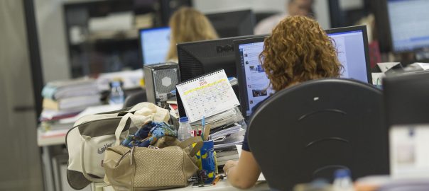 Imatge d'arxiu d'un despatx.