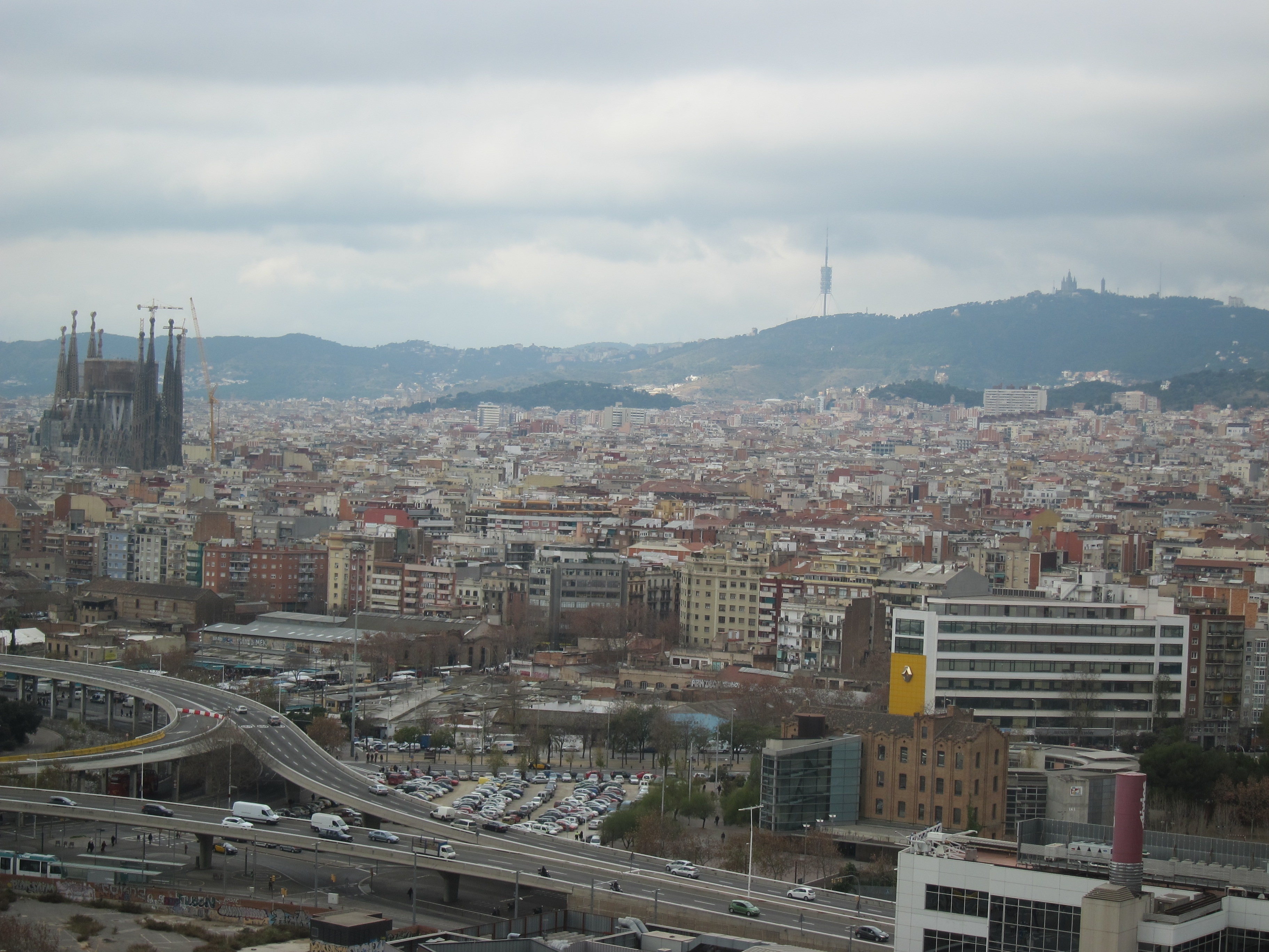 S'han vist els primers flocs de neu a Collserola.