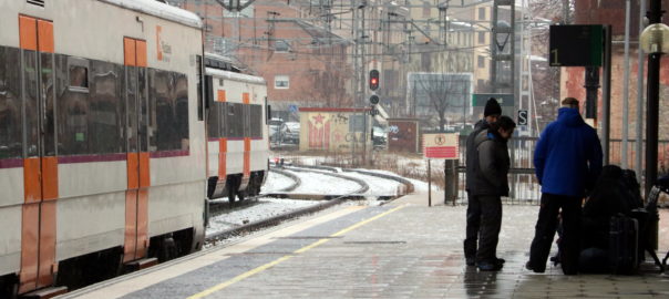 Imatge d'arxiu de l'estació de Ripoll