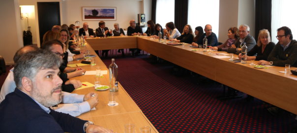 Imatge d'arxiu d'una reunió de Junts per Catalunya a Brussel·les (fotografia: ACN).