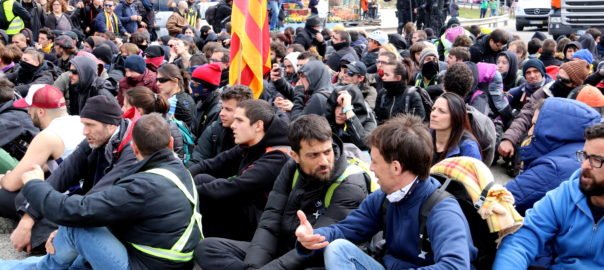 Imatge d'un dels talls dels últims dies.