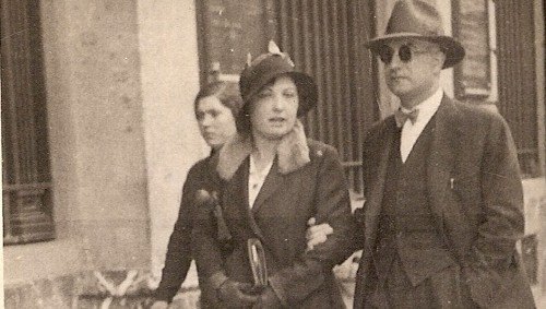 Cèsar August Jordana passejant per Barcelona abans de la Guerra