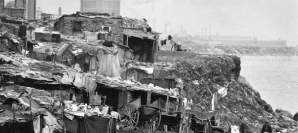 Les barraques del Somorrostro varen ocupar tot el front litoral barceloní