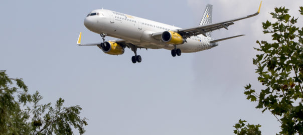 Imatge d'arxiu d'un avió de Vueling