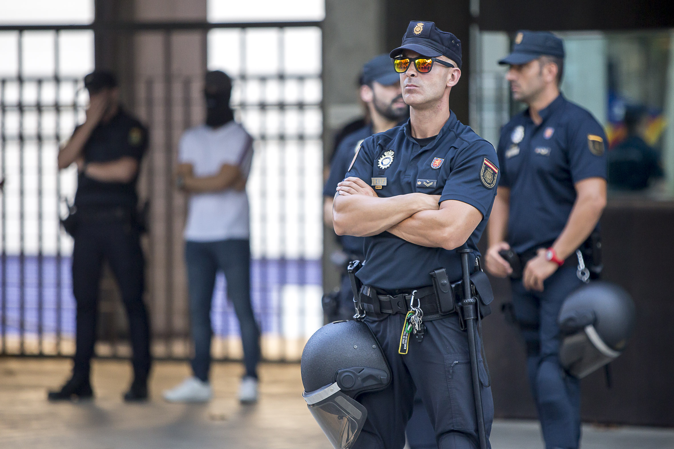 Imatge d'arxiu d'agents de la policia espanyola