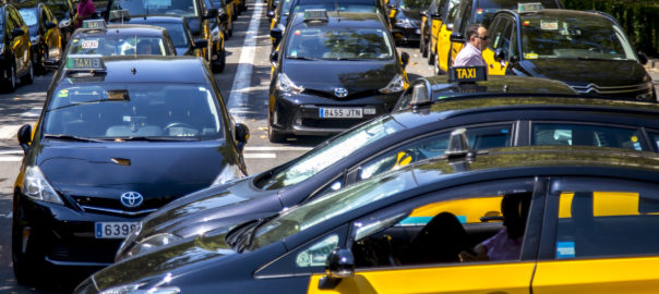 Una imatge de la vaga que el sector va fer a Barcelona el juliol passat