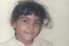 Imatge d'Israa al-Ghomgham quan era petita. L'única fotografia disponible de l'activista