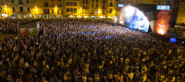 Una imatge del Mercat Música Viva de Vic d'una edició anterior.