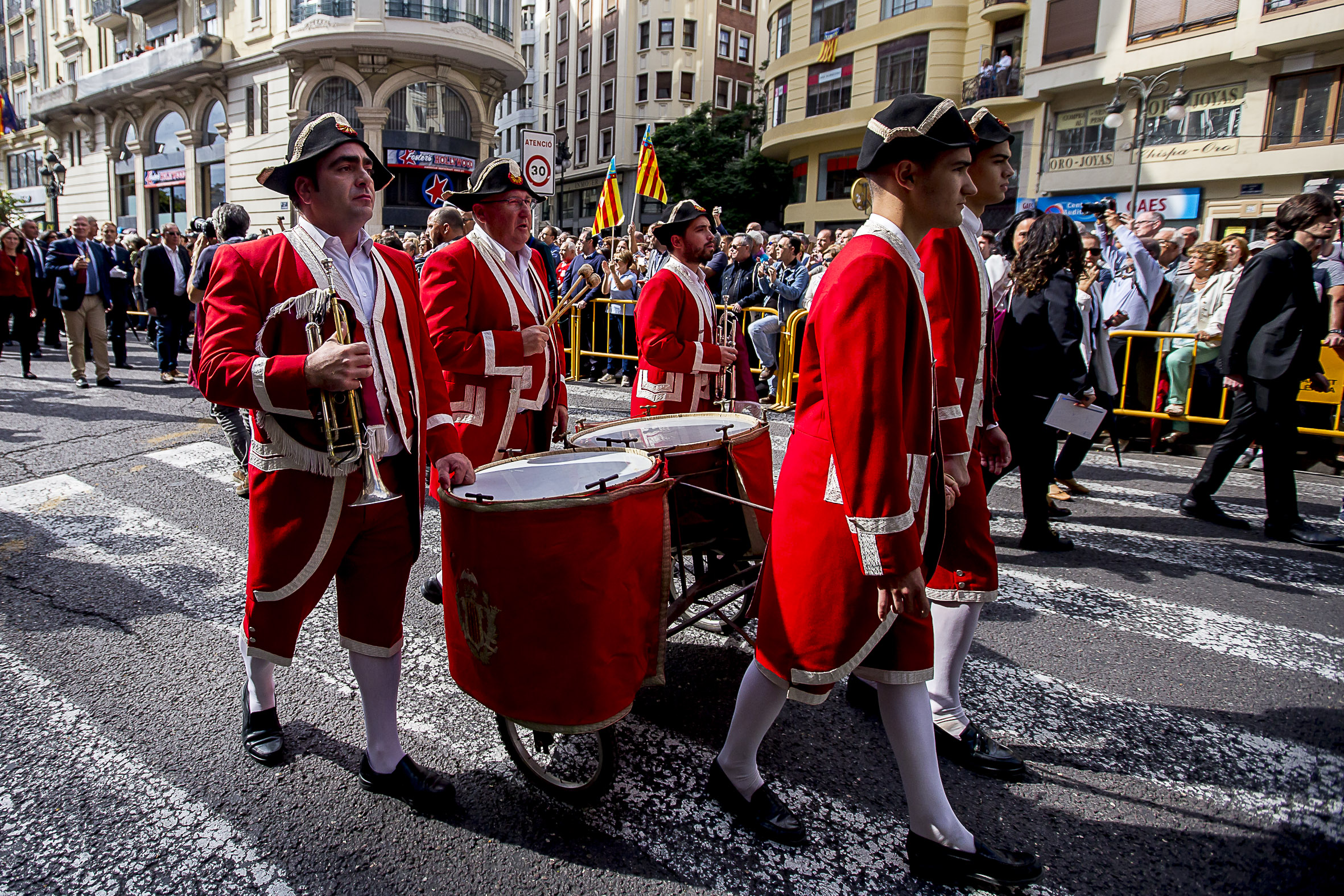 Imatge d'arxiu d'una Processó Cívica (fotografia: Albert Salamé).