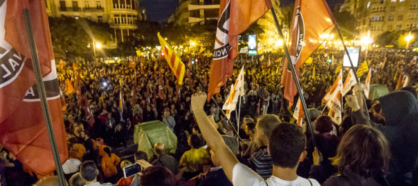 Manifestacio valencia 8 de novembre