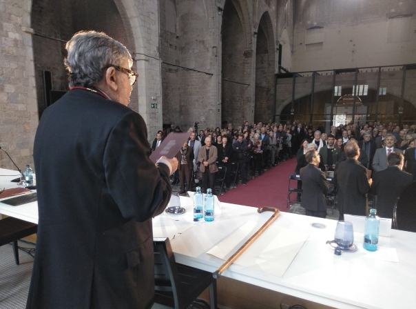 Narcís Comadira investit doctor 'honoris causa' de la Universitat de Girona.