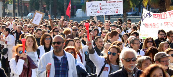 Una de les últimes grans vagues de metges, el novembre del 2018
