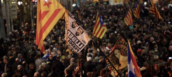 transit manifestacio 16 febrer barcelona