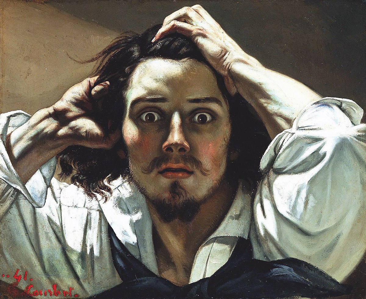 ‘El desesperat’, Gustave Courbet (1845)