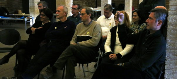 Quim Torra joins the protest and is set to spend two nights at Montserrat monastery