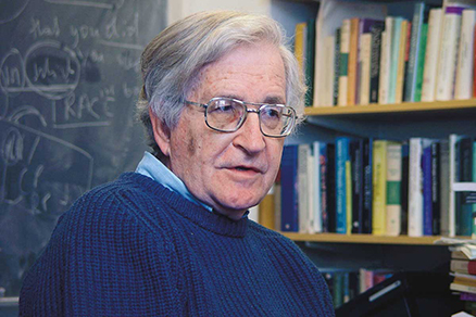 Imatge d'arxiu de Noam Chomsky