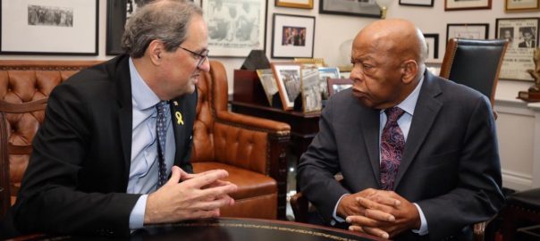 Quim Torra amb John Lewis