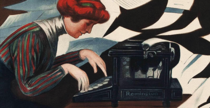 Il·lustració de Leonetto Cappiello per a les màquines d’escriure Remington (1910).
