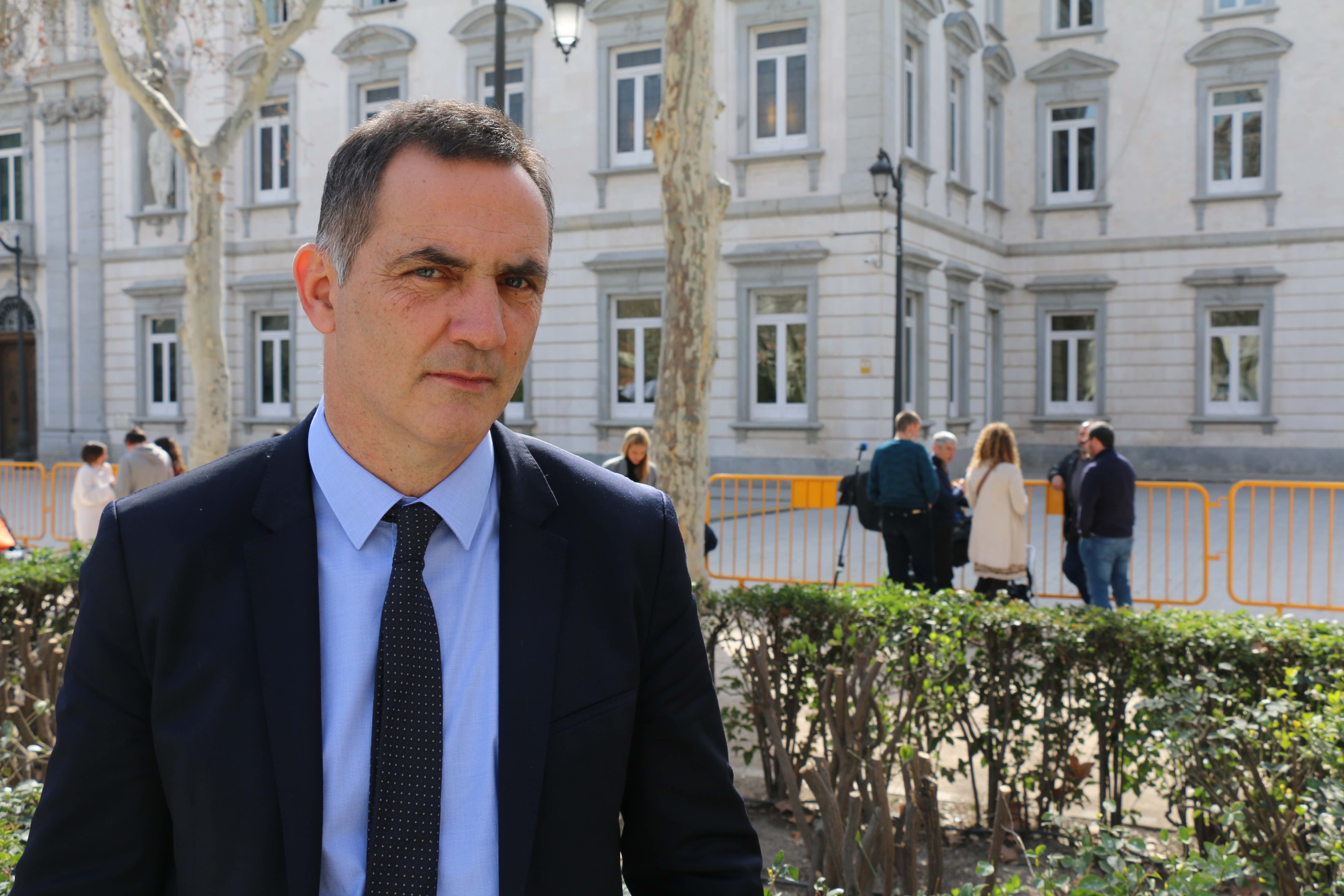 Gilles Simeoni, davant el Tribunal Suprem espanyol