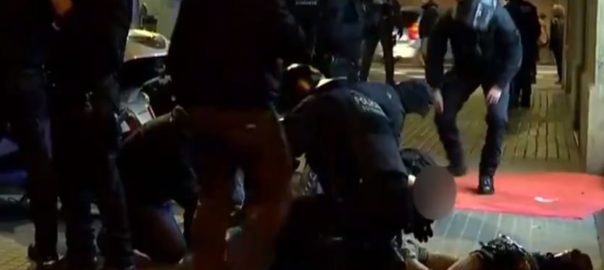 detingut protesta vox Barcelona