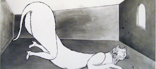 'Champfleurette, the white cat', 1994 (Louise Bourgeois).