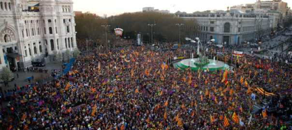activistes madrilenys judici manifestacio madrid