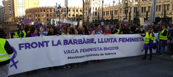 Manifestació València 8 de març