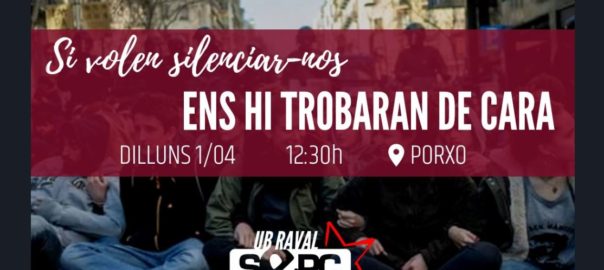 concentracio retirada llaços grocs universitat barcelona