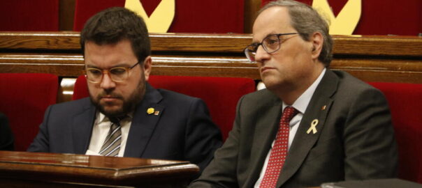 Pere Aragonès i Quim Torra