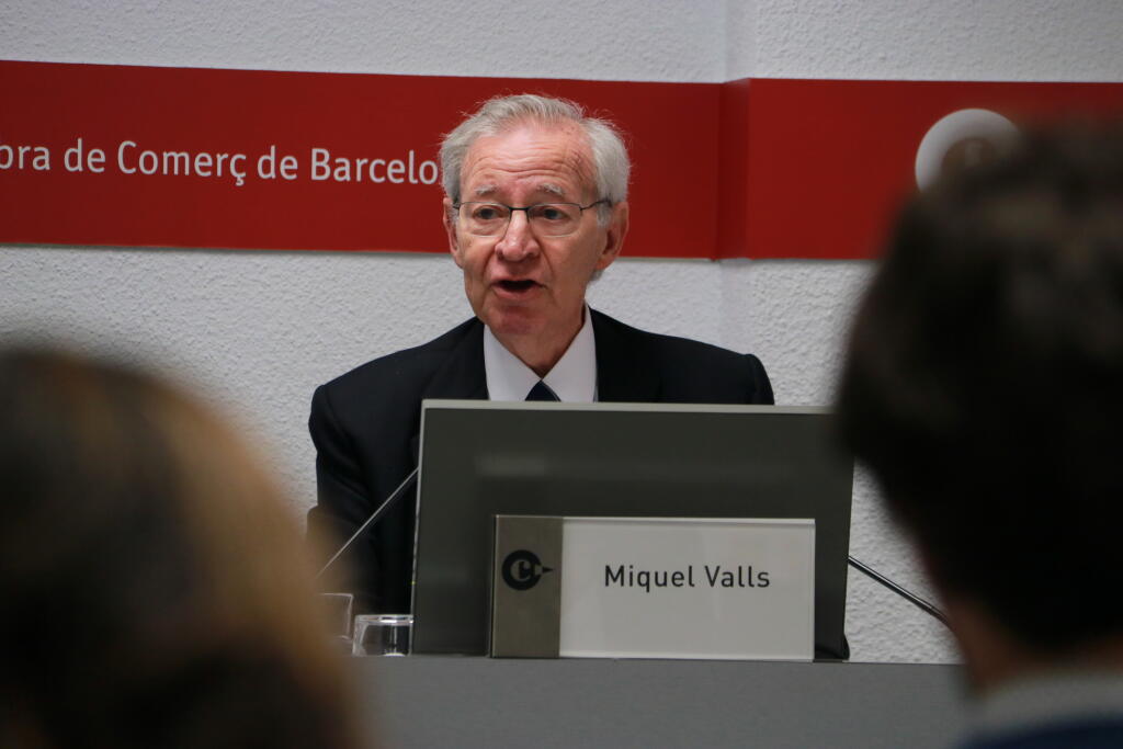 Miquel Valls, president de la Cambra de Comerç de Barcelona.