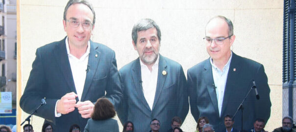 Josep Rull, Jordi Sànchez i Jordi Turull