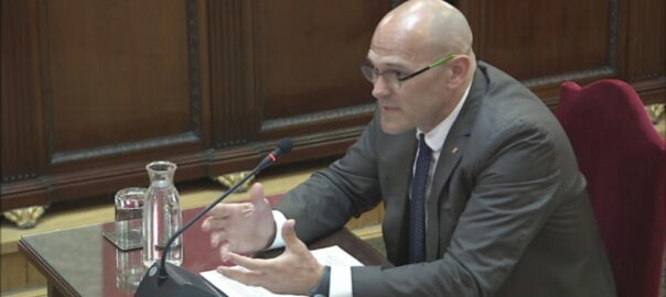 Romeva discurs judici proces