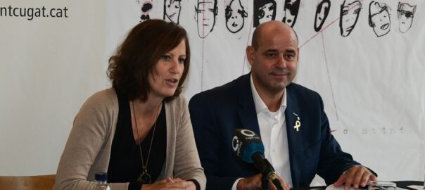 A l'esquerra, Sílvia Solanellas