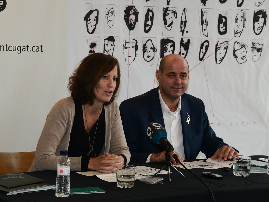 A l'esquerra, Sílvia Solanellas