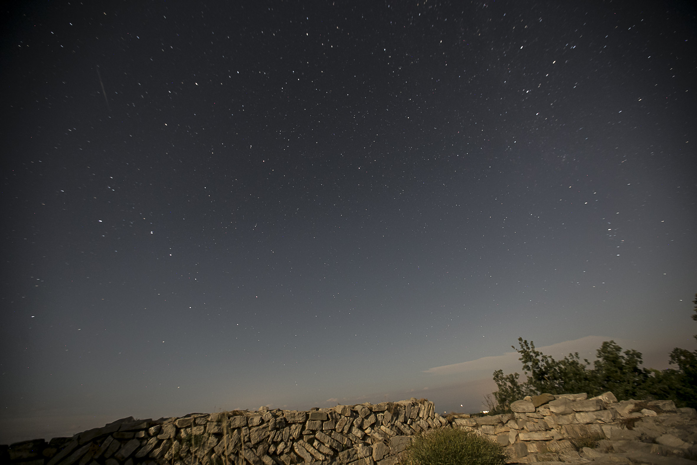 Imatge d'arxiu dels Perseids (fotografia: Albert Salamé).