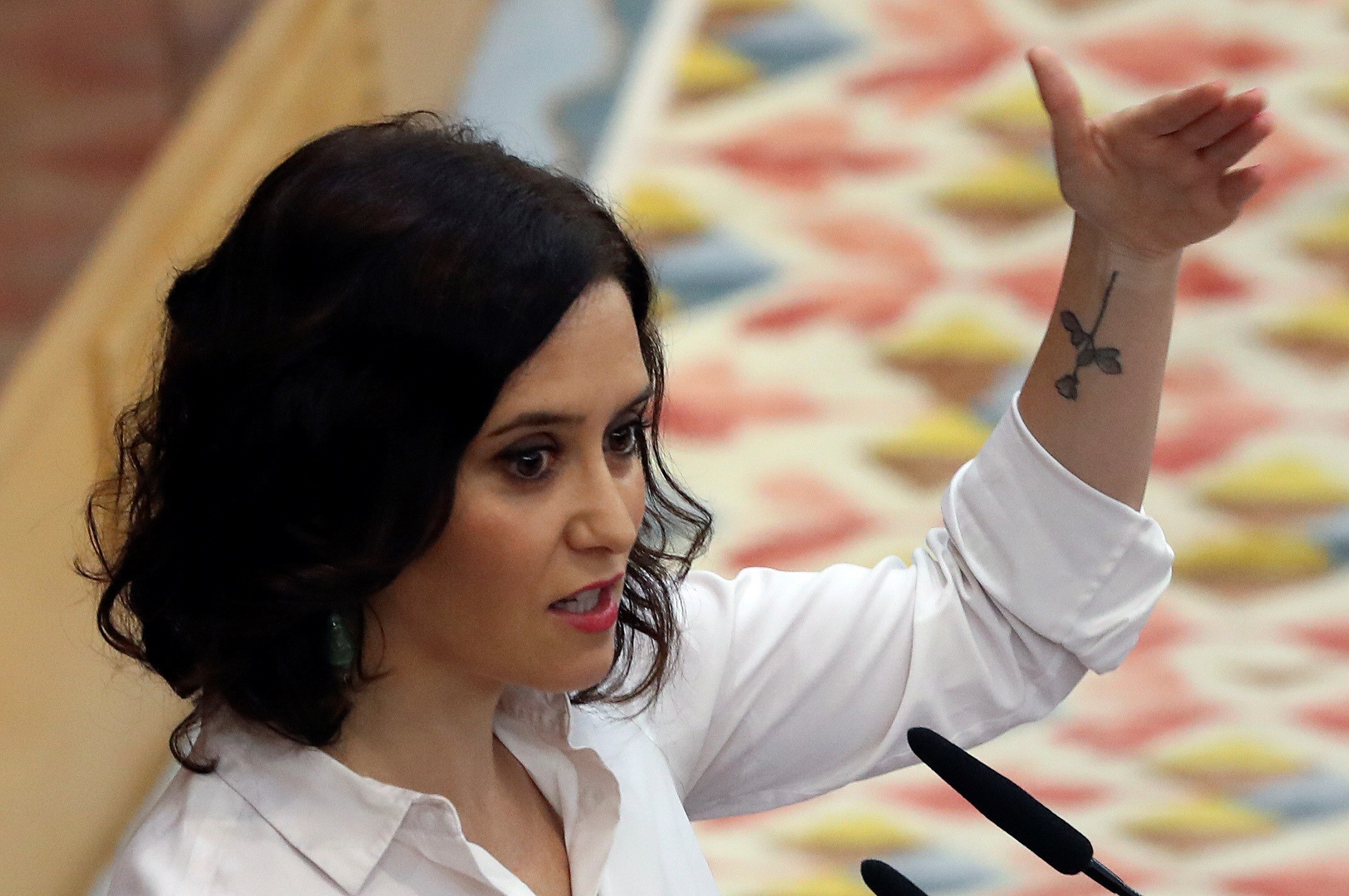 La candidata del PP a la Comunitat de Madrid, Isabel Díaz Ayuso, en una imatge d'arxiu (Foto: EFE)