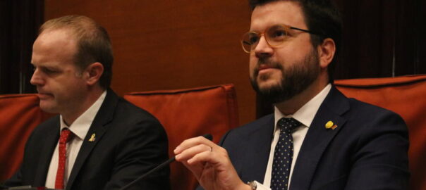 Pere Aragonès i Albert Castellanos