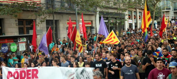 Manifestació esquerra independetista
