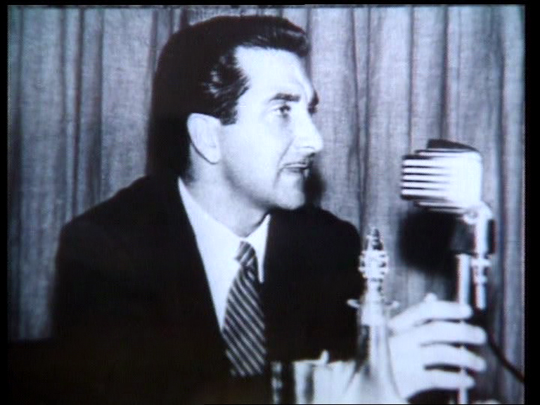 Alberola a Mèxic el 1958 en un acte contra la dictadura de Batista a Cuba.