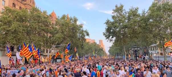 manifestació 1-O Barcelona