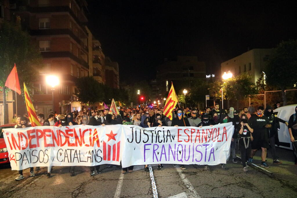 Manifestació a Tarragona contra la sentència. Fotografia: ACN